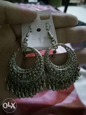 Two pair of silver earings for 50 each