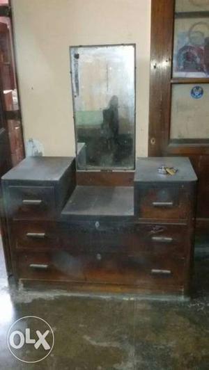 Barma teak dressing table big size with 2 small &