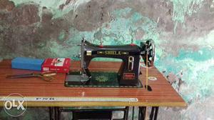 Black Skiela Treadle Sewing Machine