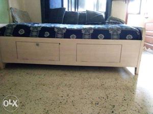 Blue And White Floral Bed Mattress