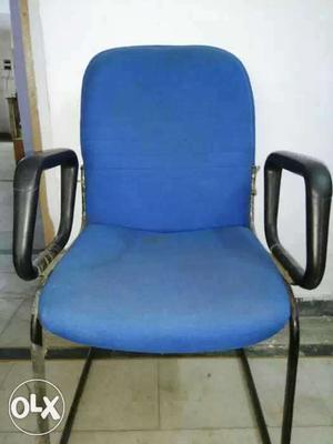 Blue Cushion Cantilver Chair