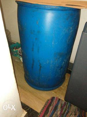 Blue Plastic Container Drum