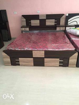 Brand new king size double bed with box storage