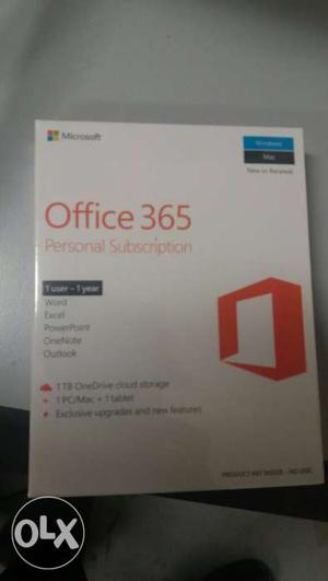 Brand new office 365, that supports 1pc/mac along