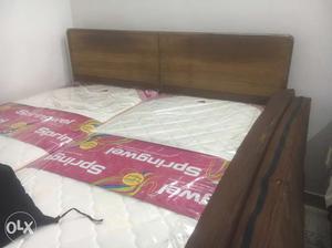 Double bed with storage box for sale (without