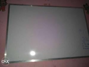 Grey Metal Framed Dry-erase Board