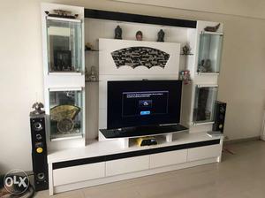 Imported TV Unit White (8By8 Ft)