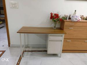 Office table with storage " height