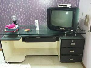 Office table with working condition LG tv
