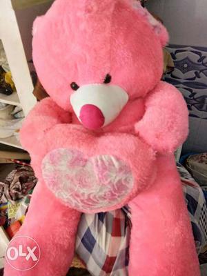 Pink teddy bear 6feet long