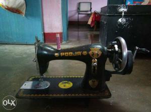 Pooja sewing machine and it is good condition