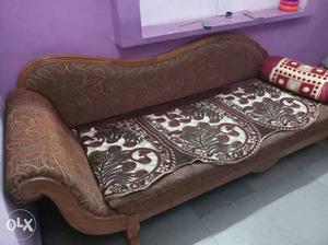 Sagwan sofa set 2pis 3+3setter good condition