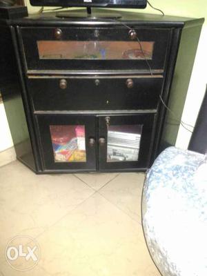 TV Corner Table with Storage