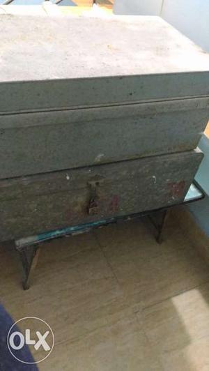 Two metal iron trunk for sale