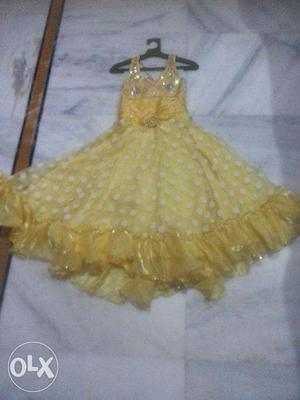 8-9 years babby designer frock for sale