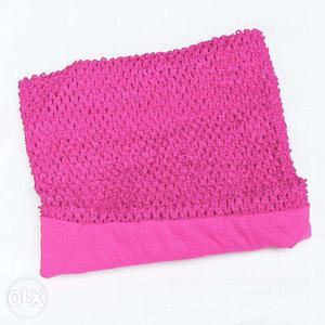Baby Crochet Tutu Top Lined 8 Inches - Elastic Crochet Top -