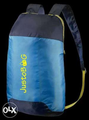 Blue And Dark-blue Backpack
