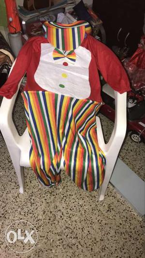 Clown dress for children ages 4-10