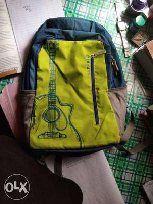 Green And Blue Backpack Bag