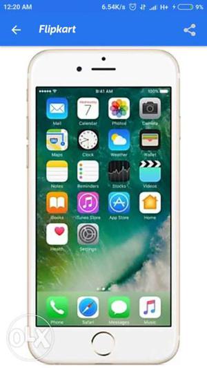 Iphone 6 16gb gold with box and charger mobile is in