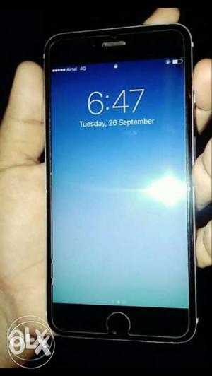 Iphone6 16 gb grey colour. Scratchless phone with