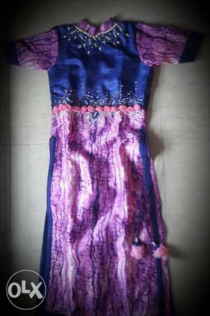 It is an indowestern dress for  year girls.