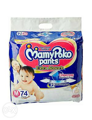 Mamy Poko Medium Size Extra Absorb Pants 74 fixed price