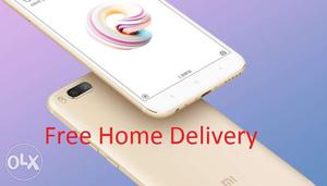 Mi A1 Gold Color or Redmi Mobile Available with free Home