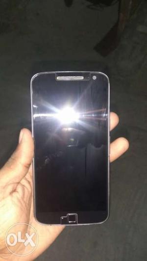Moto g4+ in a neat condition with all its