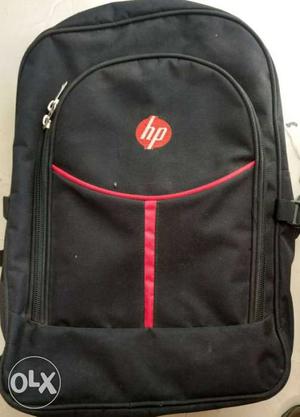 New Big LEPTOP Beg Black And Red HP Backpack