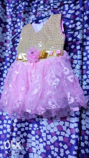 New desiner frock for 1 year old baby
