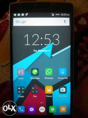 Oneplus one 4g LTE with 3gb ram and 64gb internal