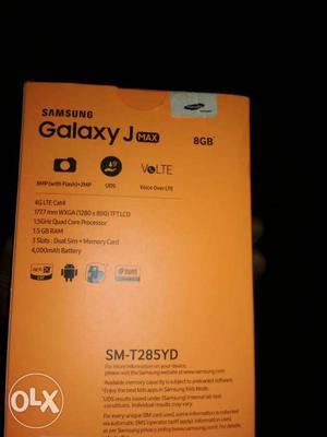 , Samsung J Max new condition 5 day old bill box