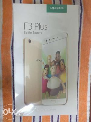 Sealed oppo f3 plus gold colour available with