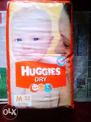 Unused Huggies M-32. Selling with cheap price