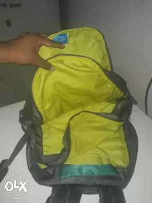 Yellow And Black skybag Backpack