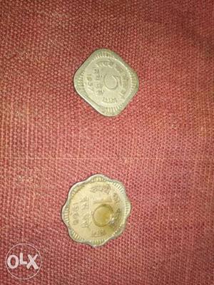 10 And 5 Silver Coins