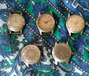 Antique 5 pc watches not working