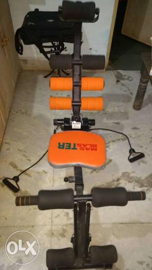 Black And Orange Master Exercise Equipment