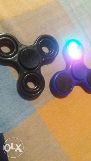 Black And Purple Hand Spinners