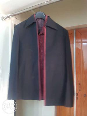 Black And Red Suit Jacket