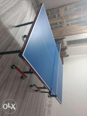 Blue Wooden Table Tennis