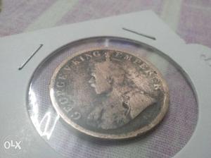  George 5 one quarter Anna coin