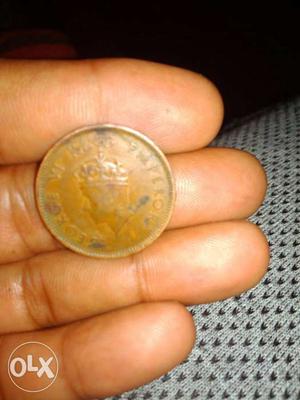 Gold British India Coin