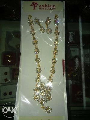 Gold Floral Necklace Dasara offer