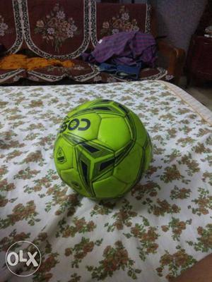 Green And Black Soccer Ball