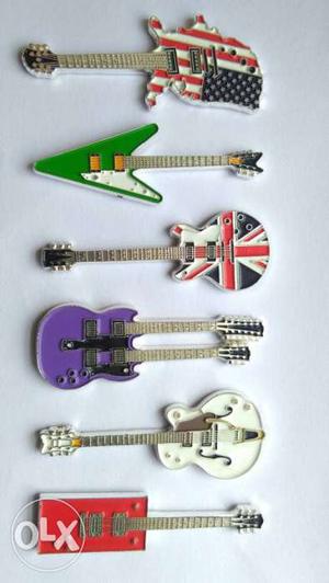 Guitar shaped one dollar coins of Somalia