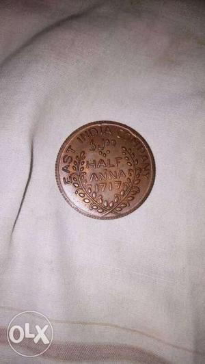 I want to sell my Half Anna Coins of East India Company of
