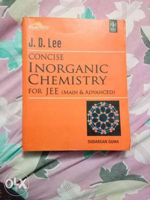 J.D. Lee Consise Inorganic Chemistry Book for JEE Main and