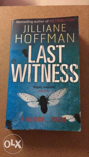 Novel” LAST WITNESS” - jilliane hoffman